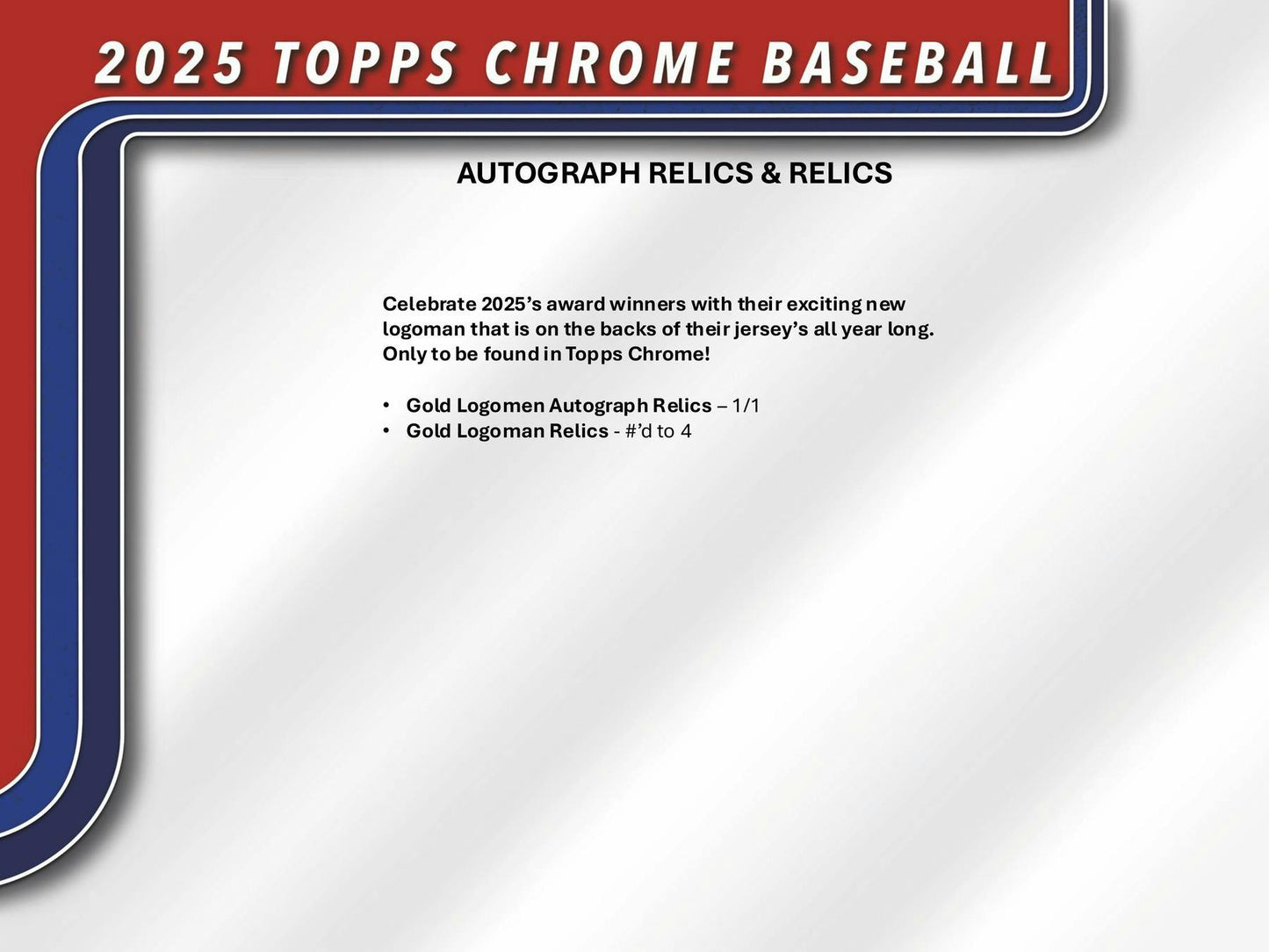 2025 Topps Chrome Baseball Hobby Pack (7/23)