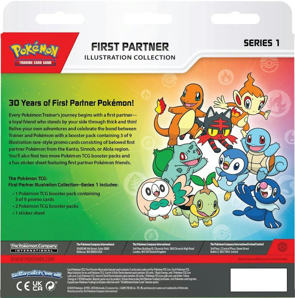 Pokémon First Partner Illustration Collection Series 1 Box (3/20)