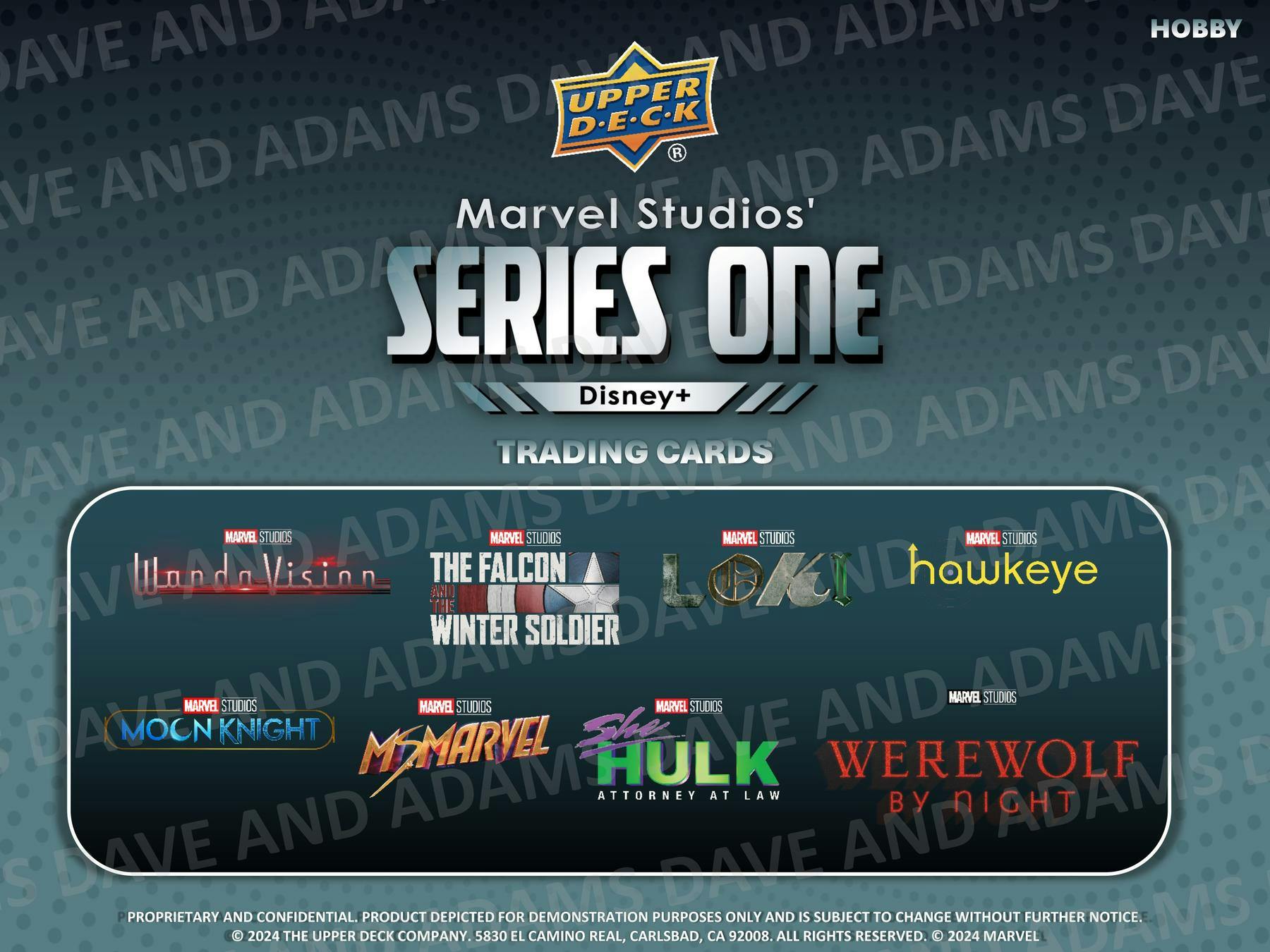 2024 Upper Deck Marvel Studios Series 1 Hobby Box
