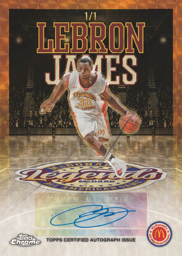 2025 Topps Chrome McDonalds All-American Basketball Mega Box (3/12)