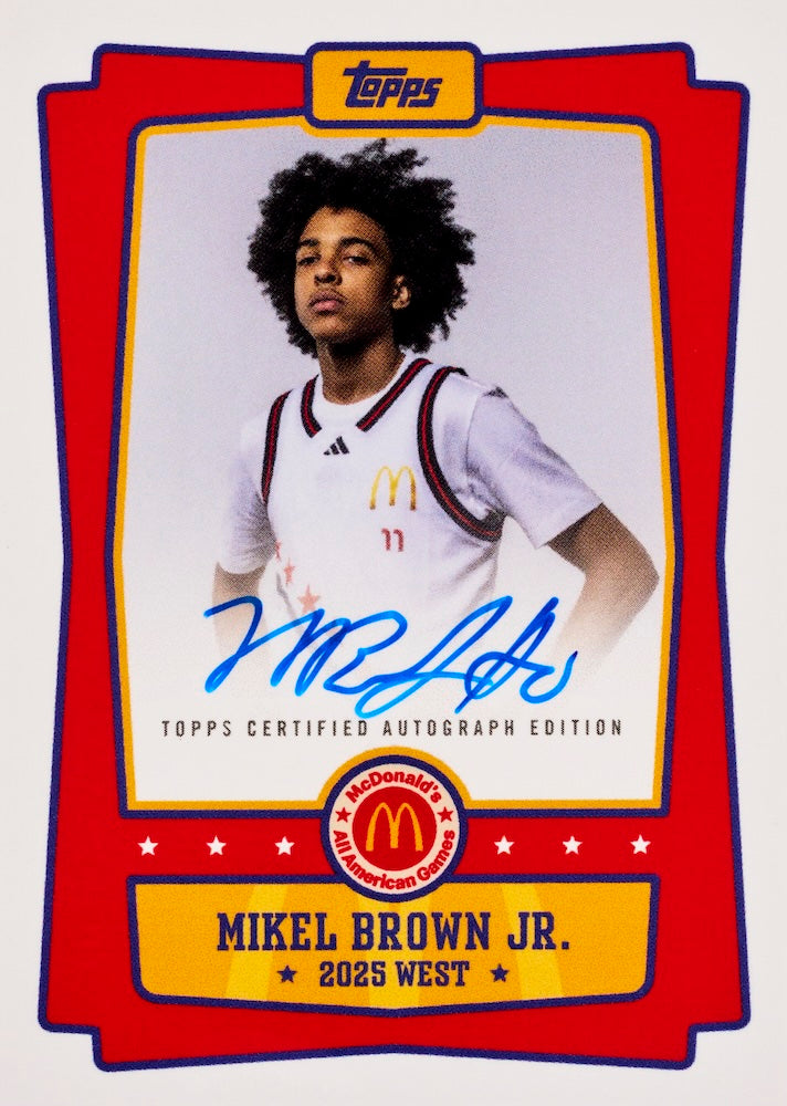 2025 Topps Chrome McDonalds All-American Basketball Mega Box (3/12)