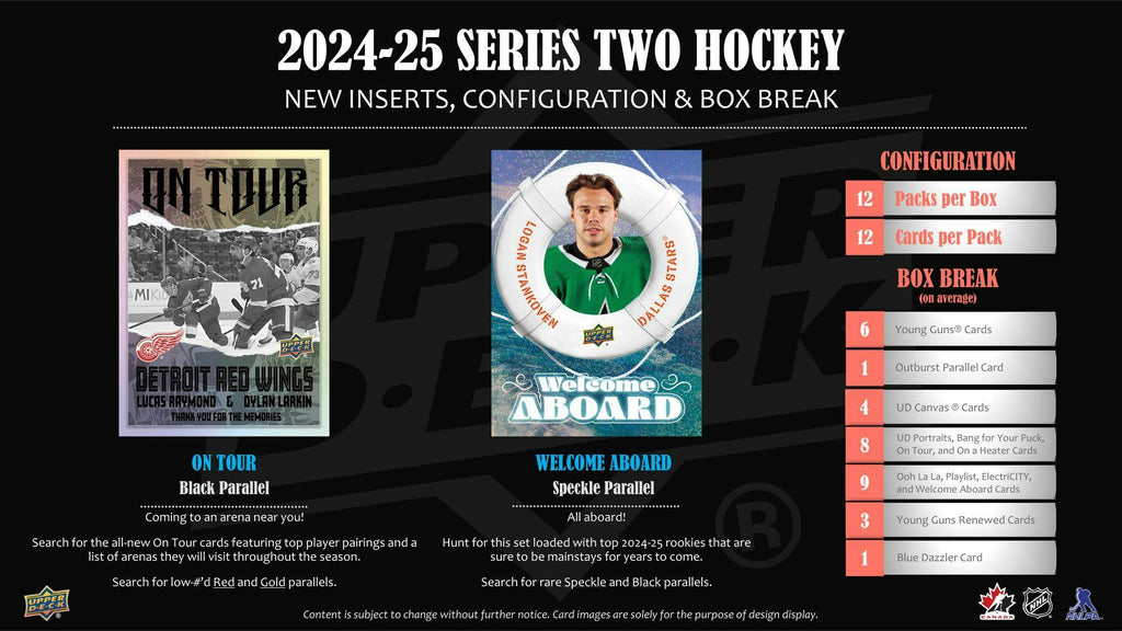 2024-25 Upper Deck Series 2 Hockey Hobby Box