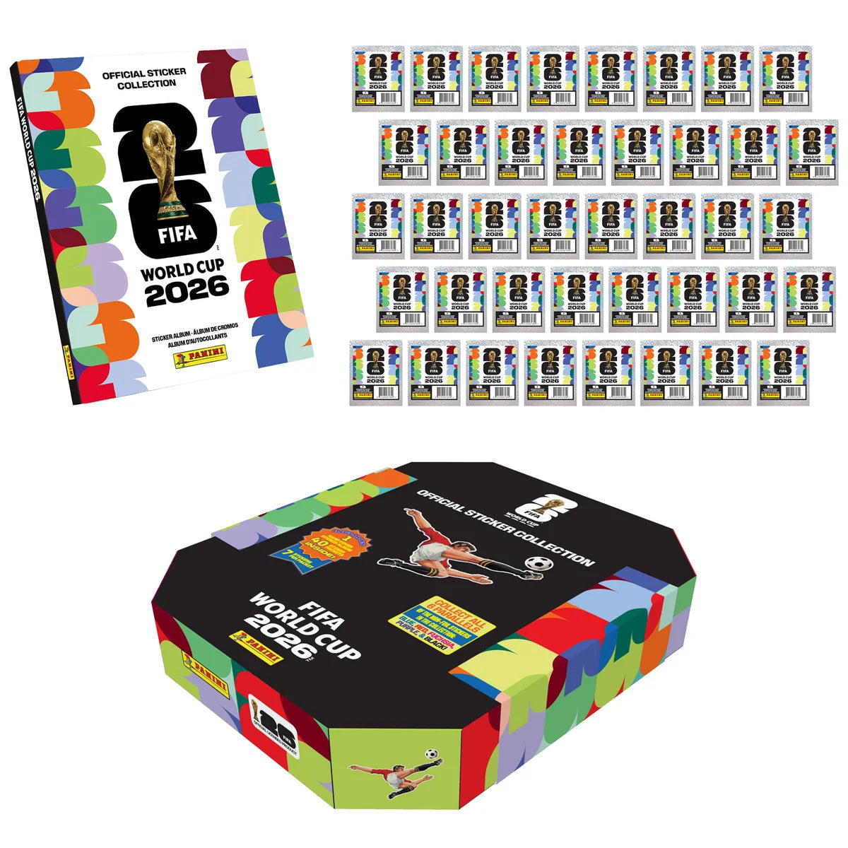 2026 Panini Soccer FIFA World Cup Sticker Stadium Box