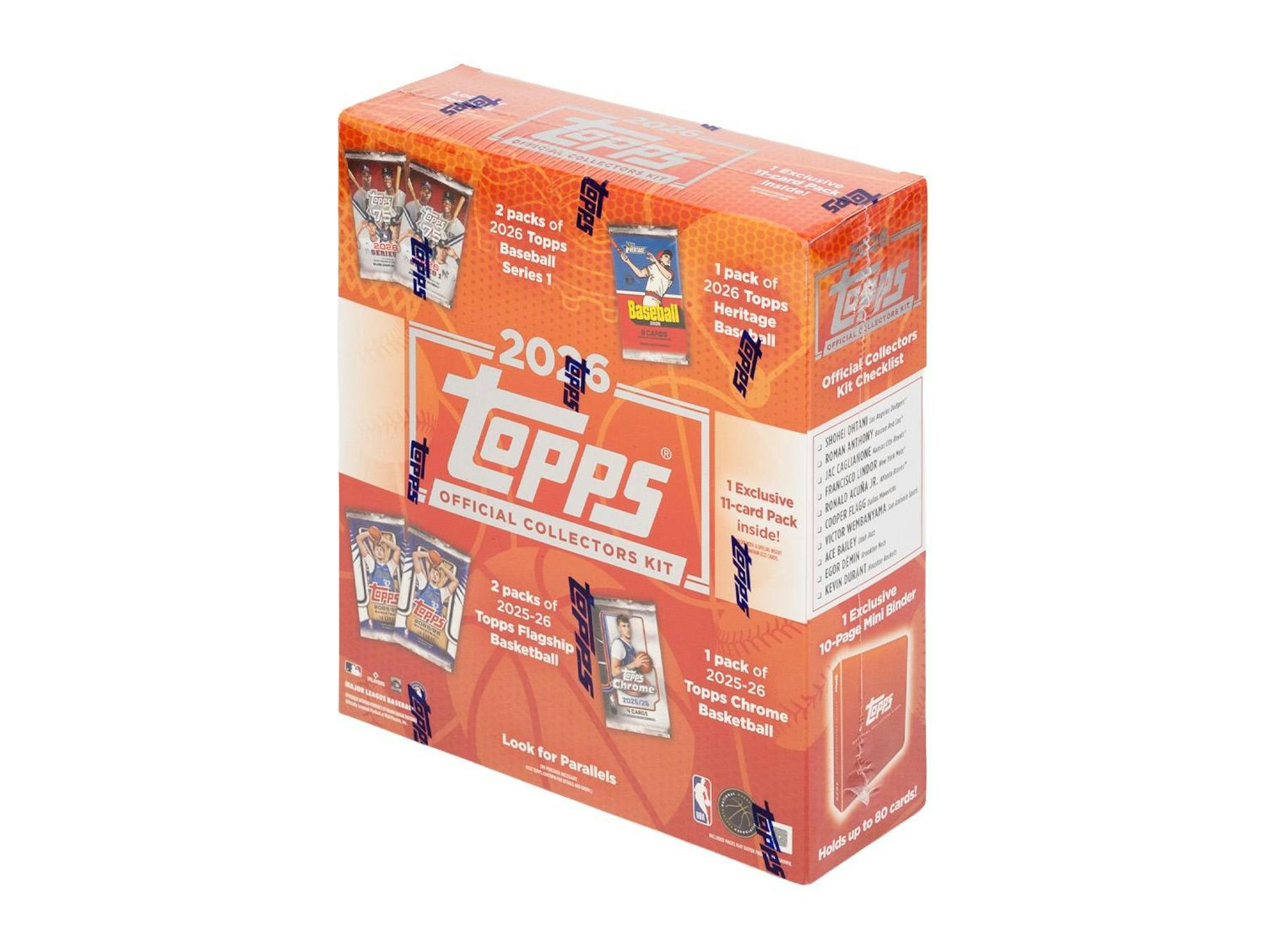 2026 Topps MLB x NBA Official Collector Kit Box