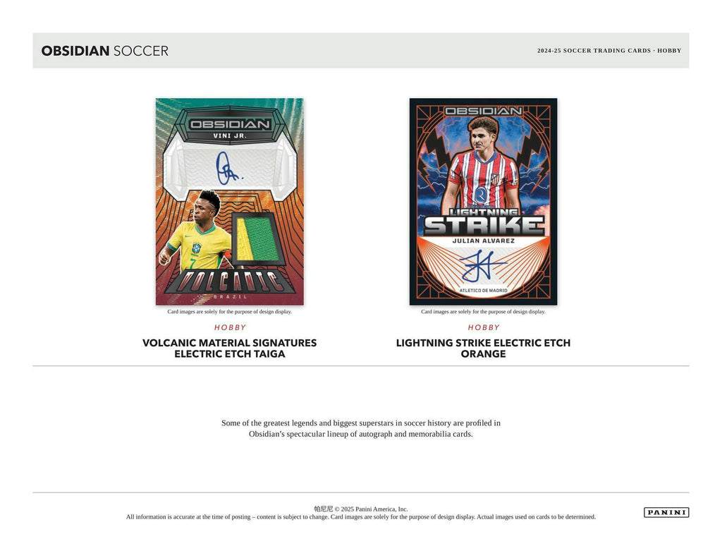 2024-25 Panini Obsidian Soccer Hobby Box