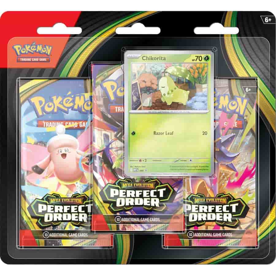 Pokémon TCG: Mega Evolution - ME3 Perfect Order 3-Pack Blister (3/27)