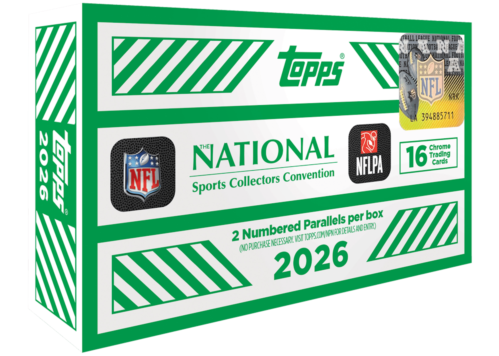 2026 Topps NFL NSCC Collection Box (National Sports Collectors Convention Exclusive!) (8/4)