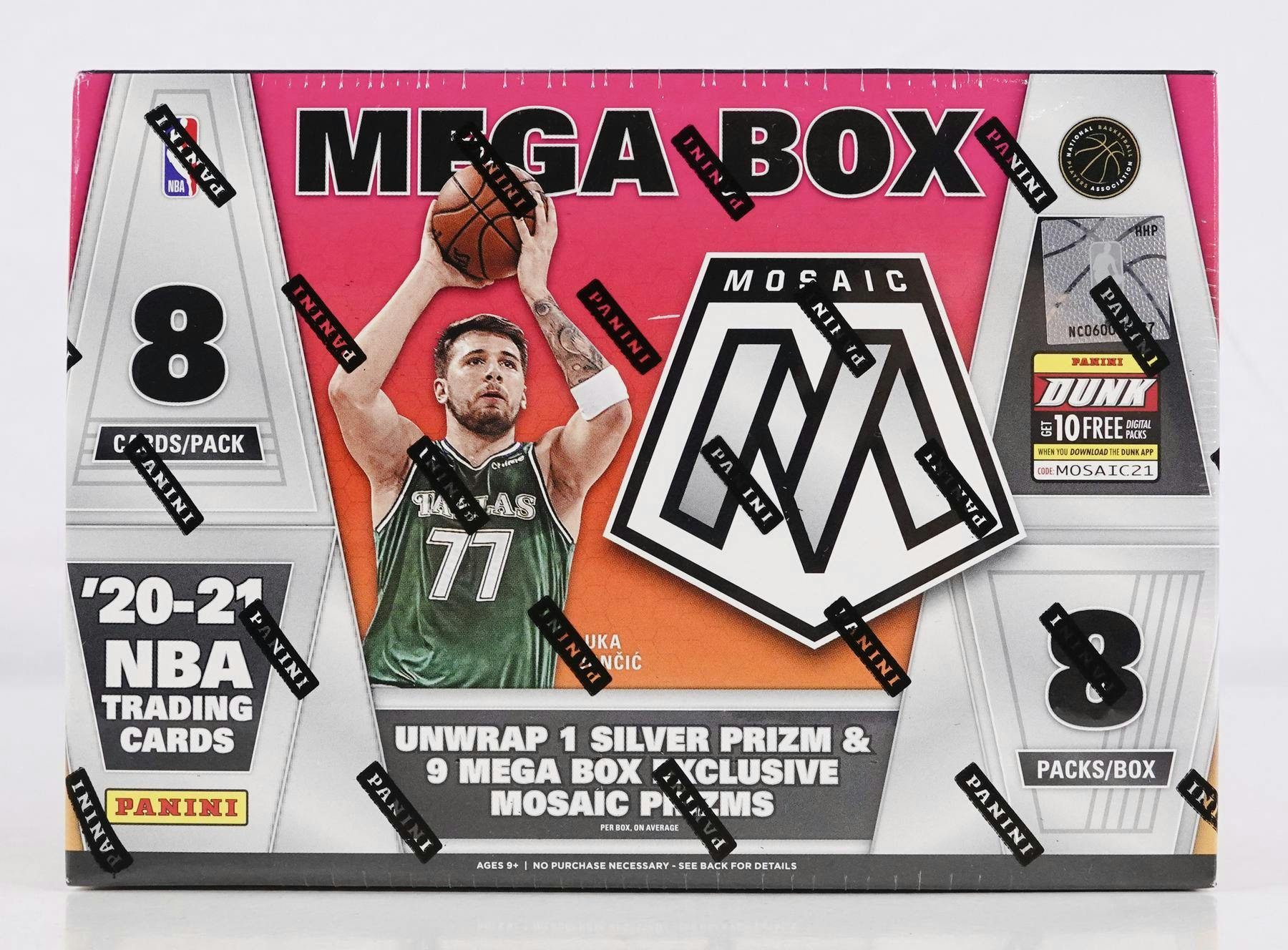 2020-21 Panini Mosaic Basketball Mega Box (1/28/21)