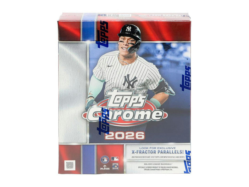 2026 Topps Chrome Baseball Mega 20-Box Case (Presell 8/5)