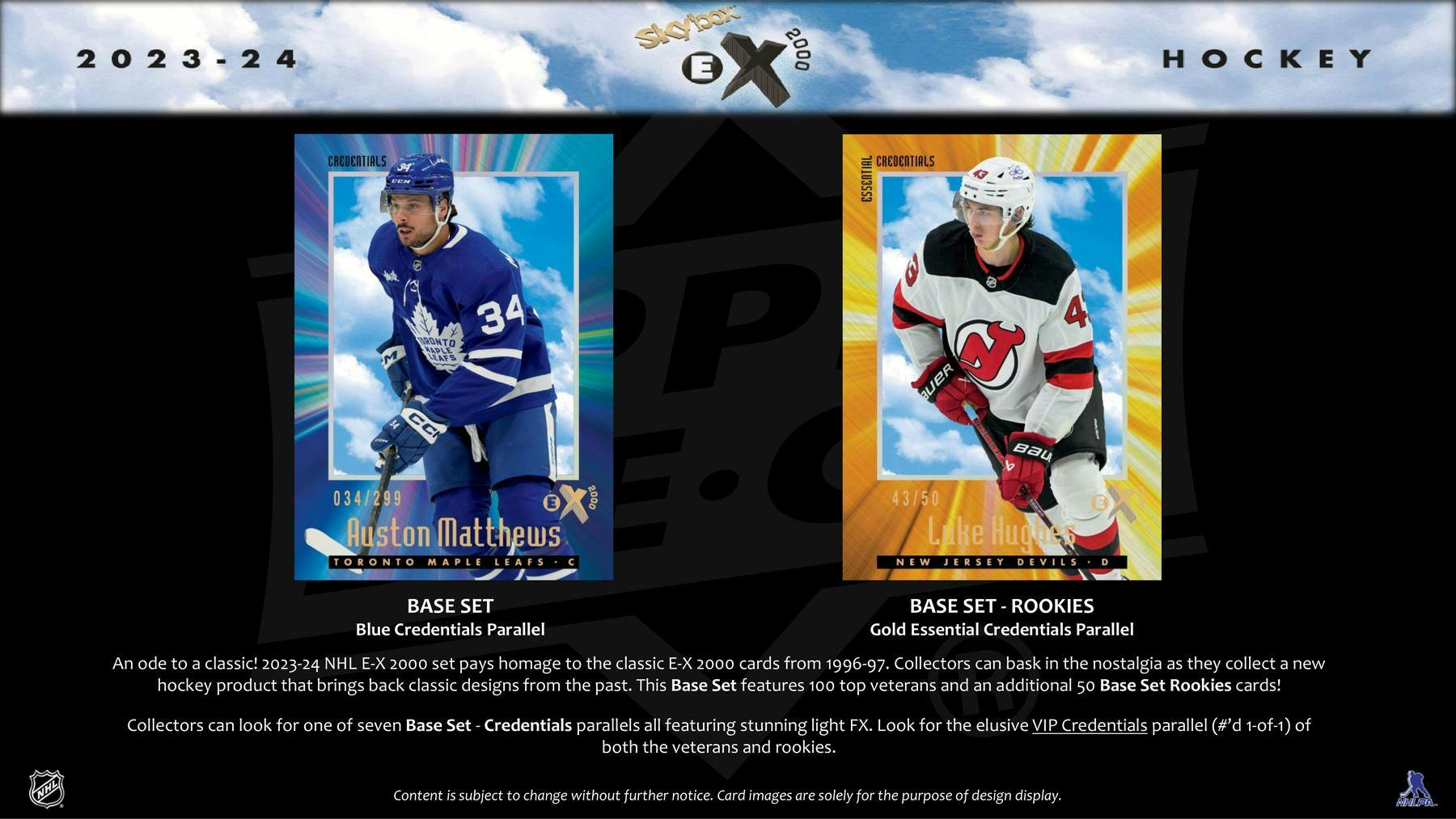 2023-24 Upper Deck Skybox E-X 2000 Hockey Hobby Box