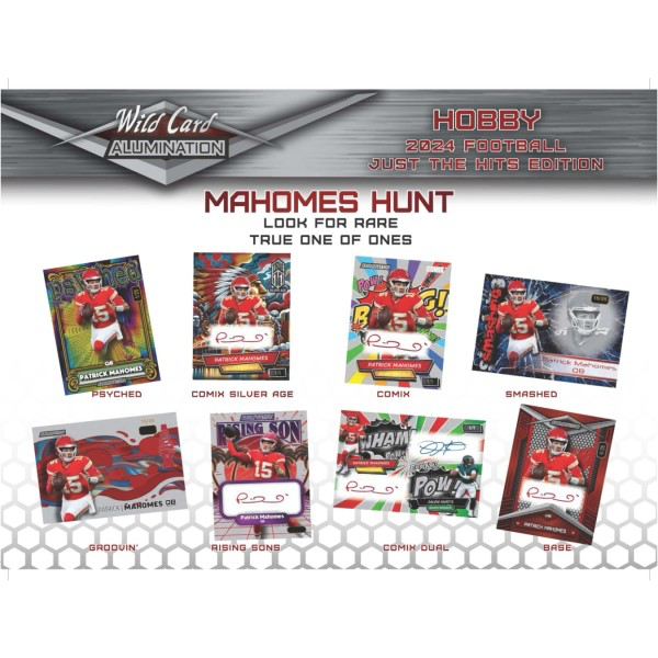 2024 Wild Card Alumination Just The Hits Football Hobby Box