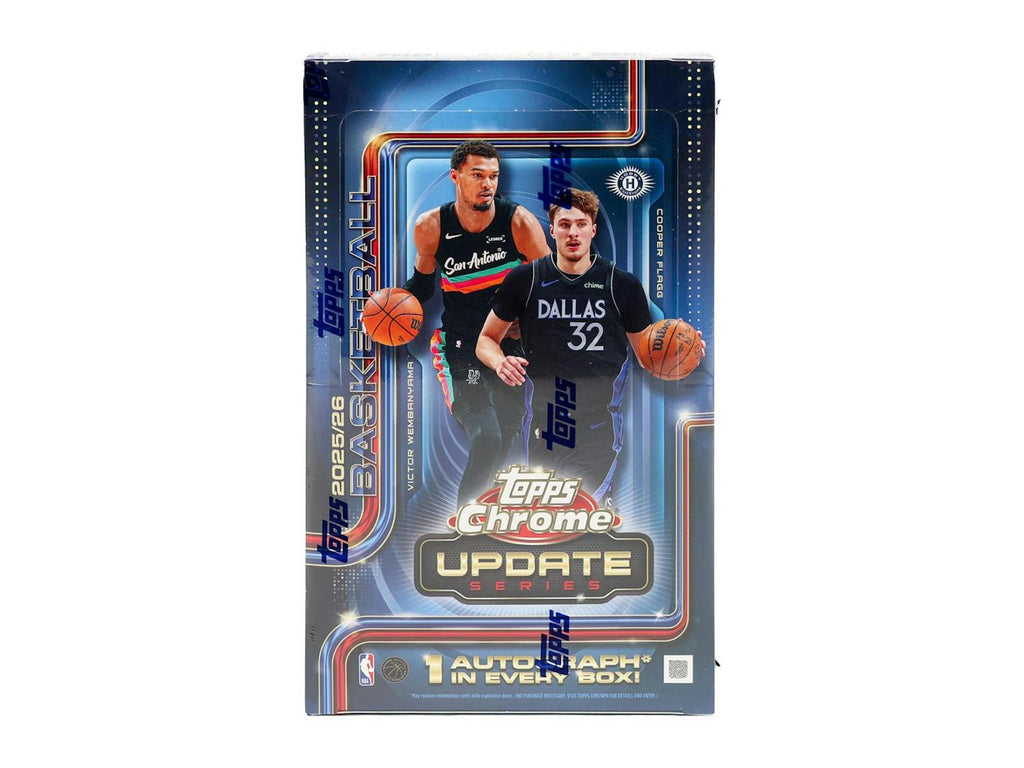 2025-26 Topps Chrome Update Series Basketball Hobby 12-Box Case (Presell 8/6)