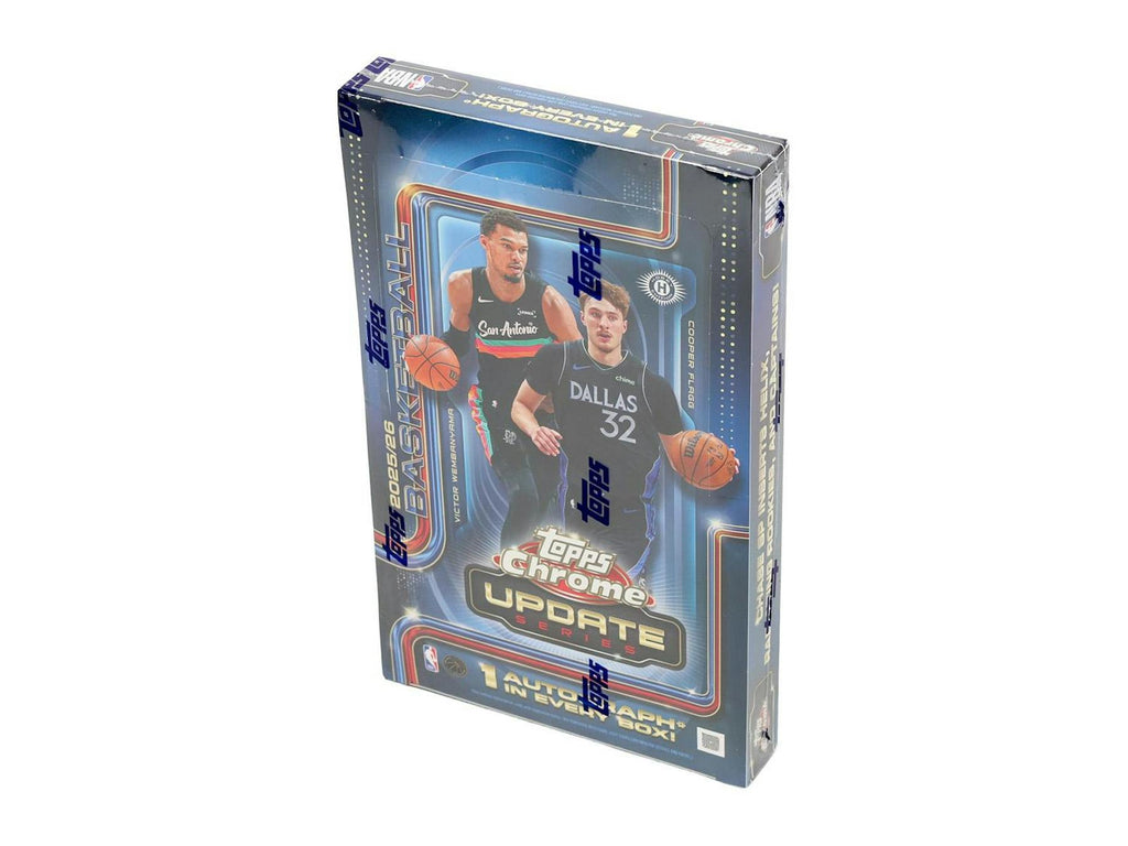 2025-26 Topps Chrome Update Series Basketball Hobby 12-Box Case (Presell 8/6)