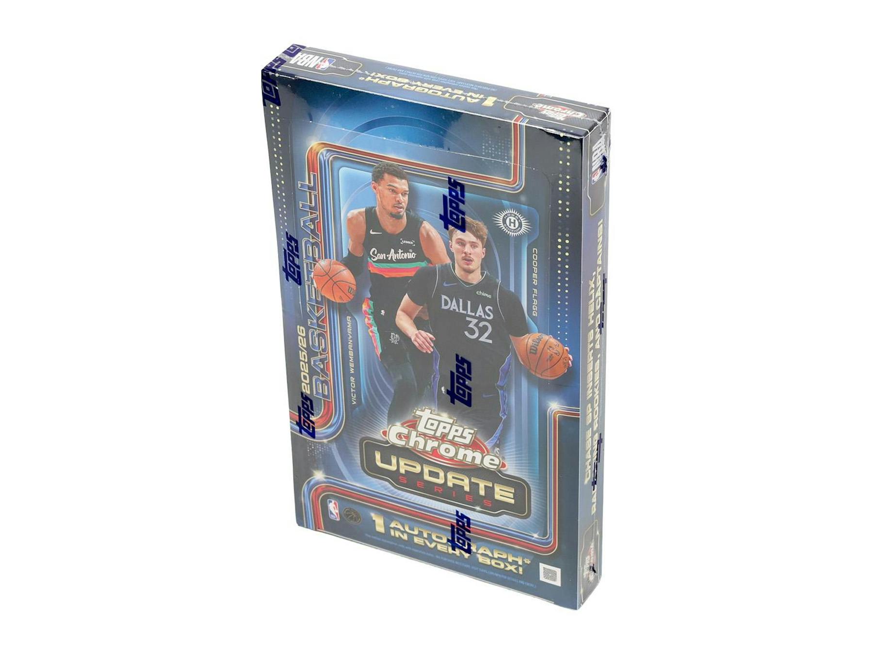 2025-26 Topps Chrome Update Series Basketball Hobby 12-Box Case (Presell 8/6)