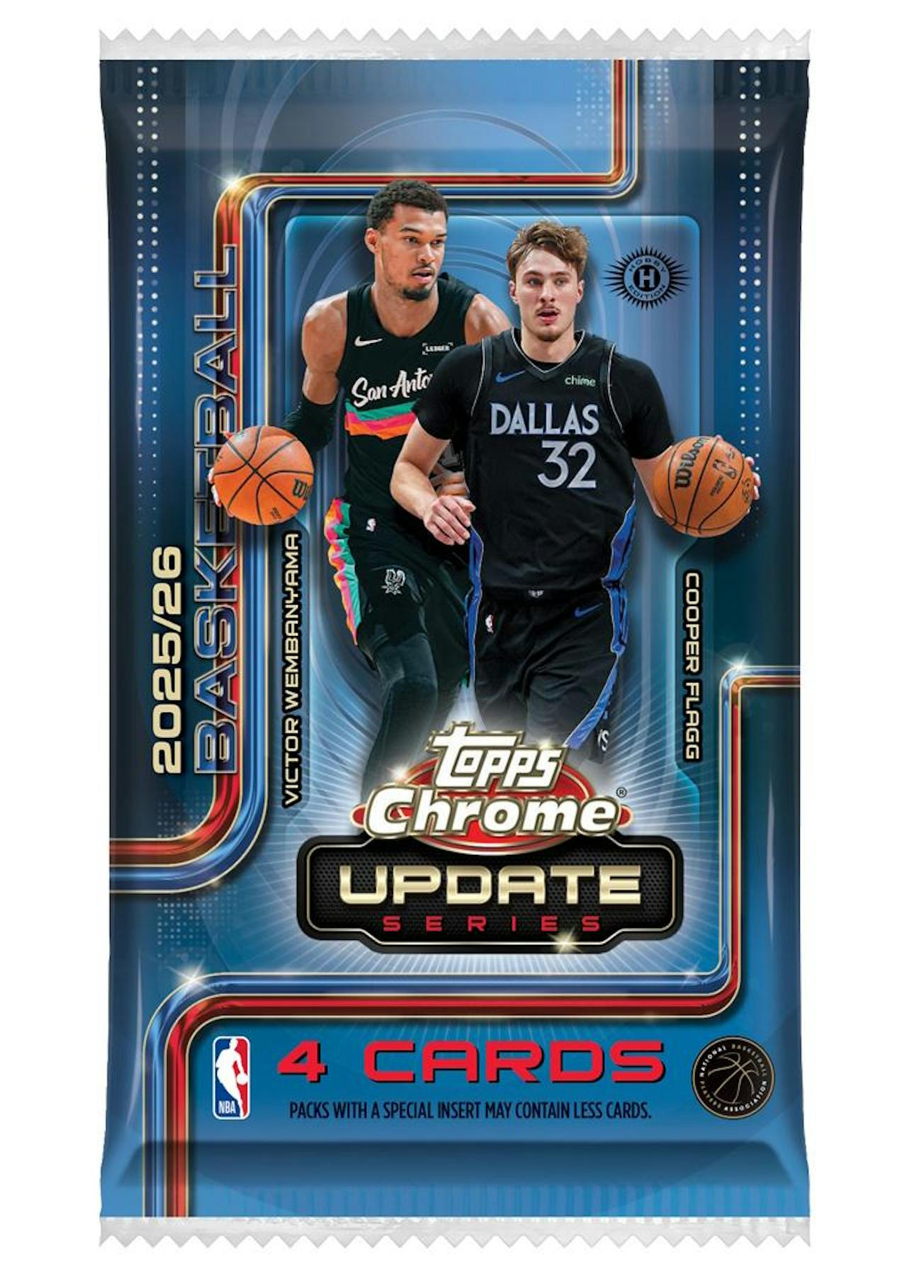 2025-26 Topps Chrome Update Series Basketball Hobby 12-Box Case (Presell 8/6)