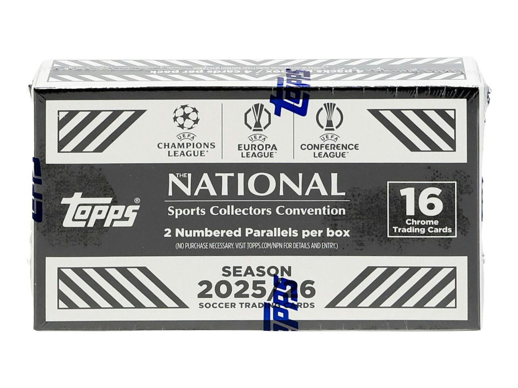 2026 Topps EUFA Soccer NSCC Collection Box (National Sports Collectors Convention Exclusive!) (8/5)