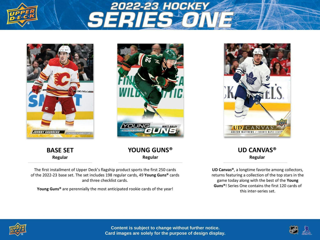 2022-23 Upper Deck Series 1 Hockey Blaster Box