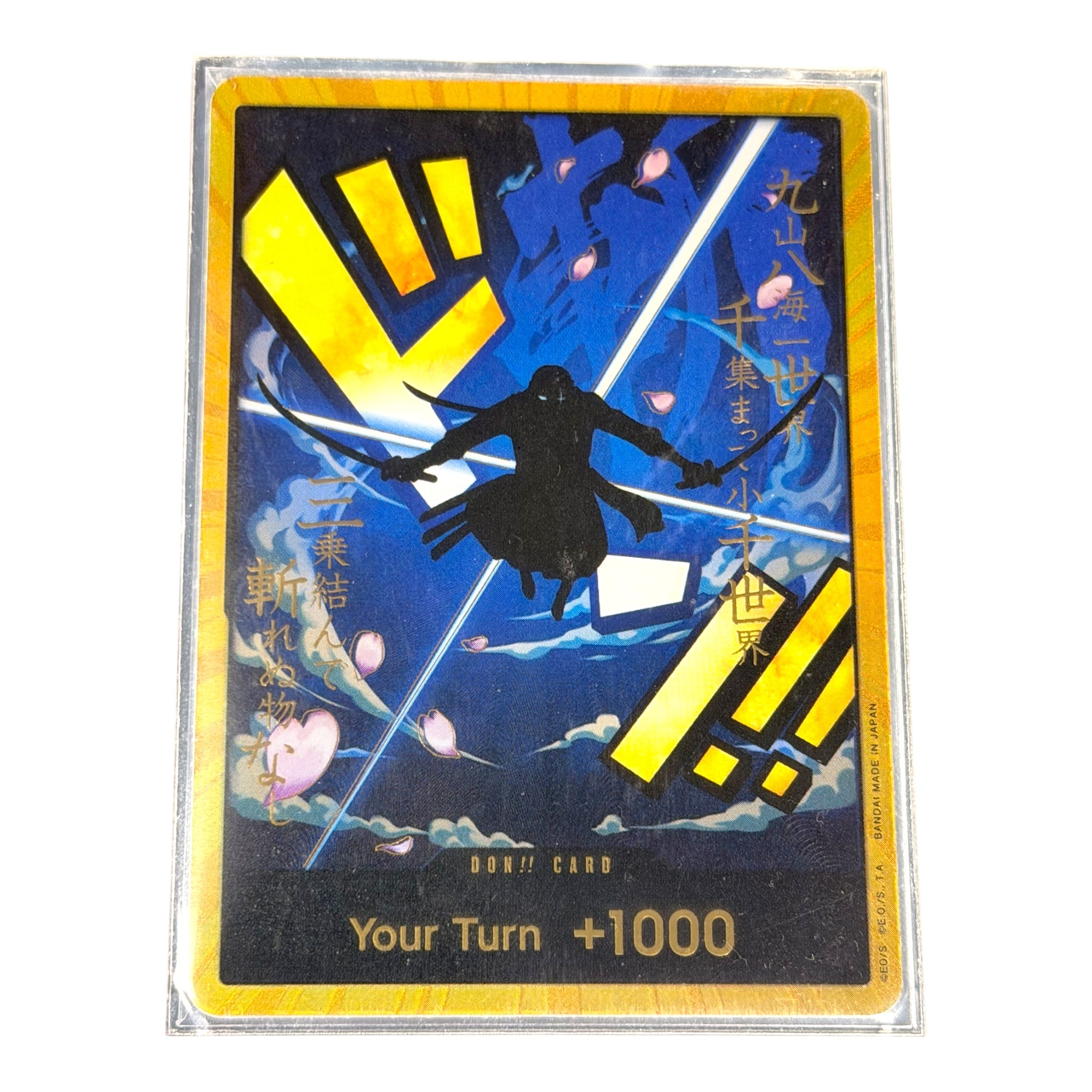One Piece DON!! Card “Zoro” Gold (BS)