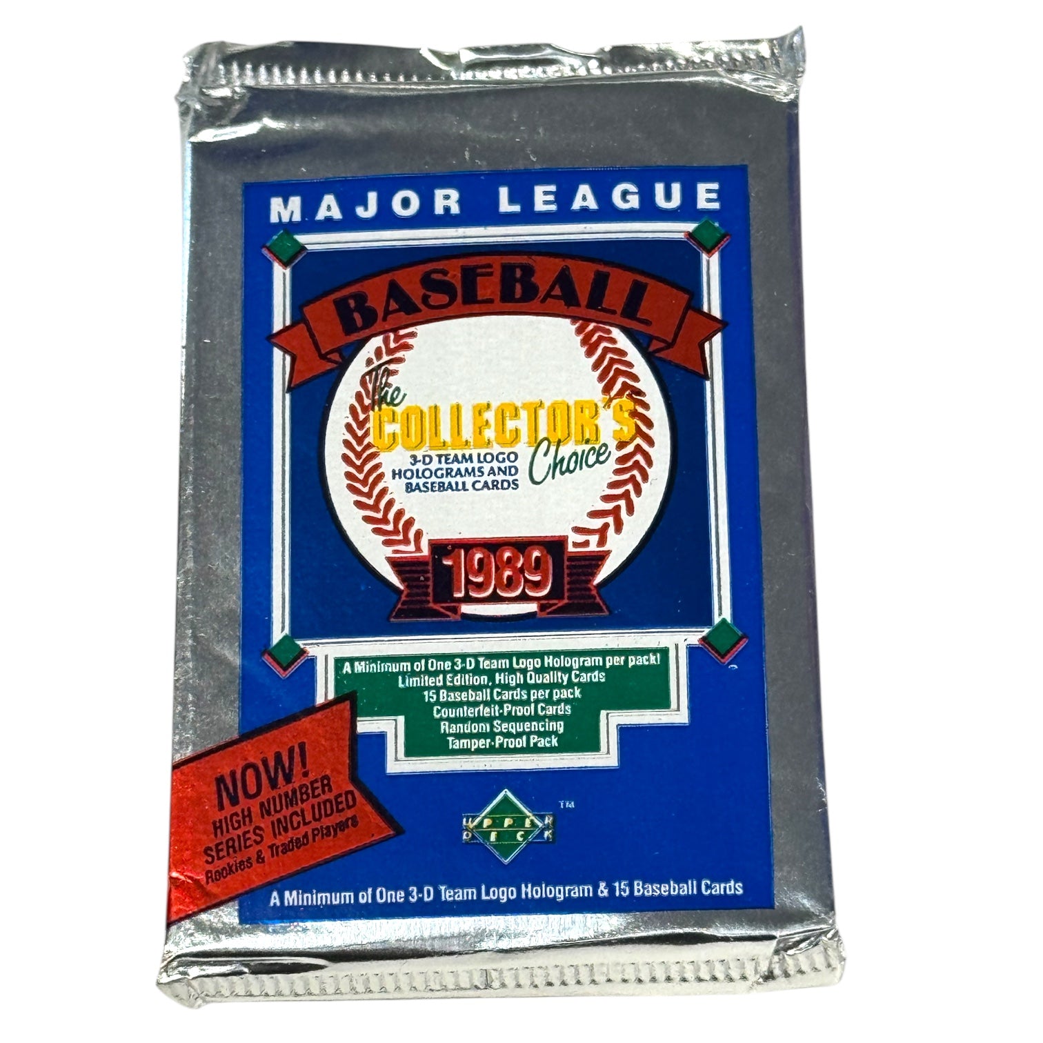 1989 Upper Deck High Series Baseball Hobby Pack