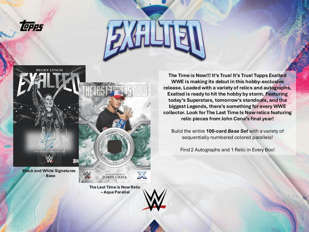 2025 Topps WWE Exalted Wrestling Hobby 10-Box Case (4/1)