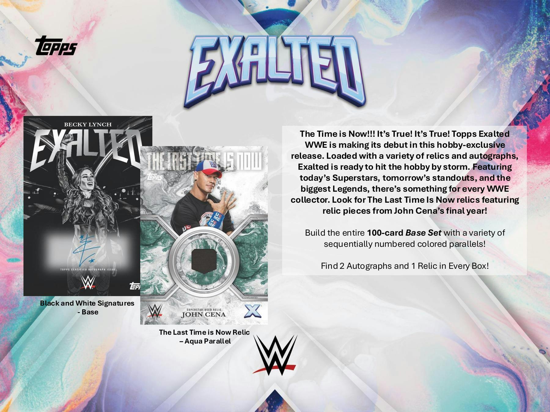 2025 Topps WWE Exalted Wrestling Hobby 10-Box Case (4/1)