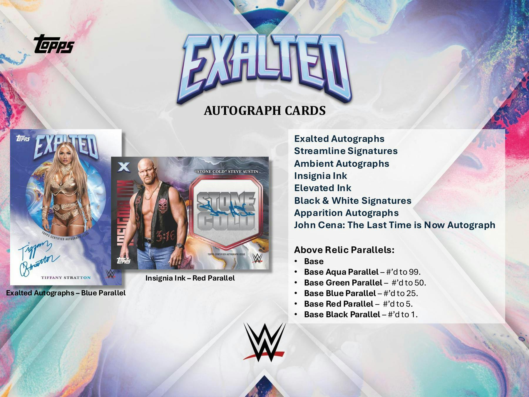 2025 Topps WWE Exalted Wrestling Hobby 10-Box Case (4/1)