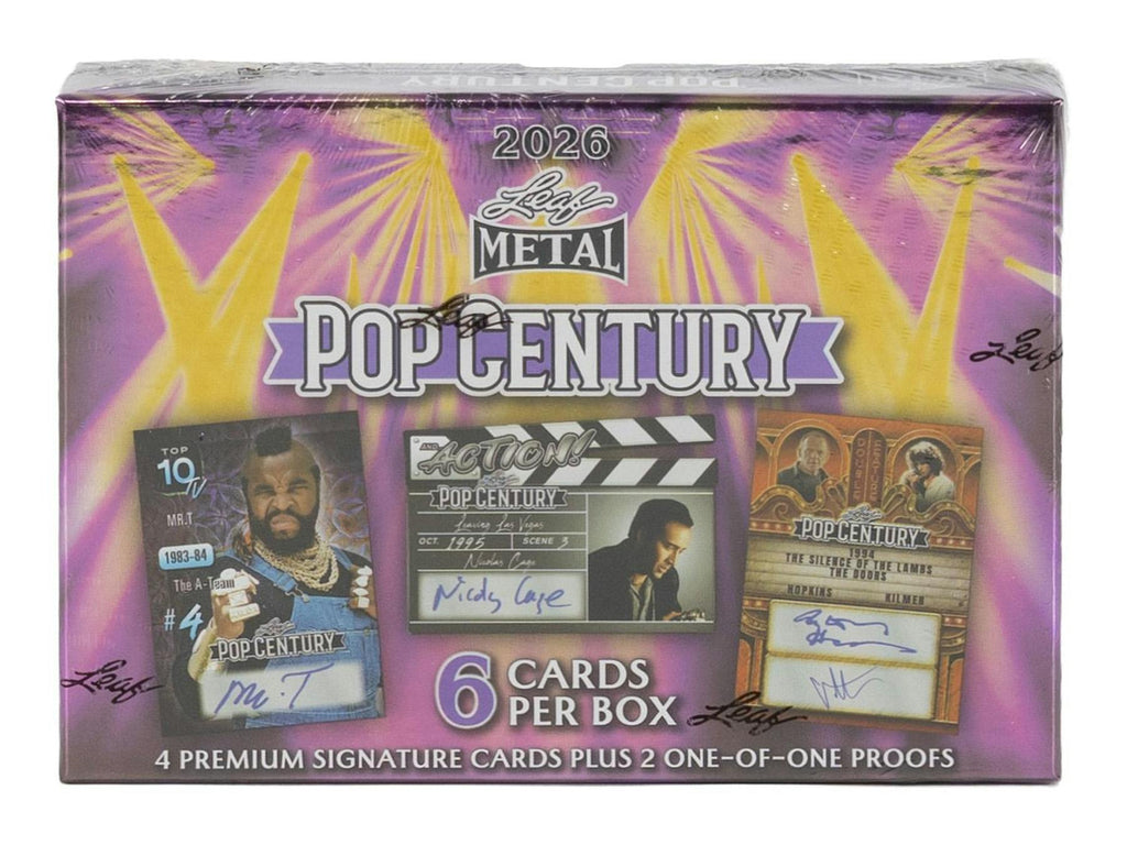 2026 Leaf Metal Pop Century Hobby 10-Box Case (3/27)