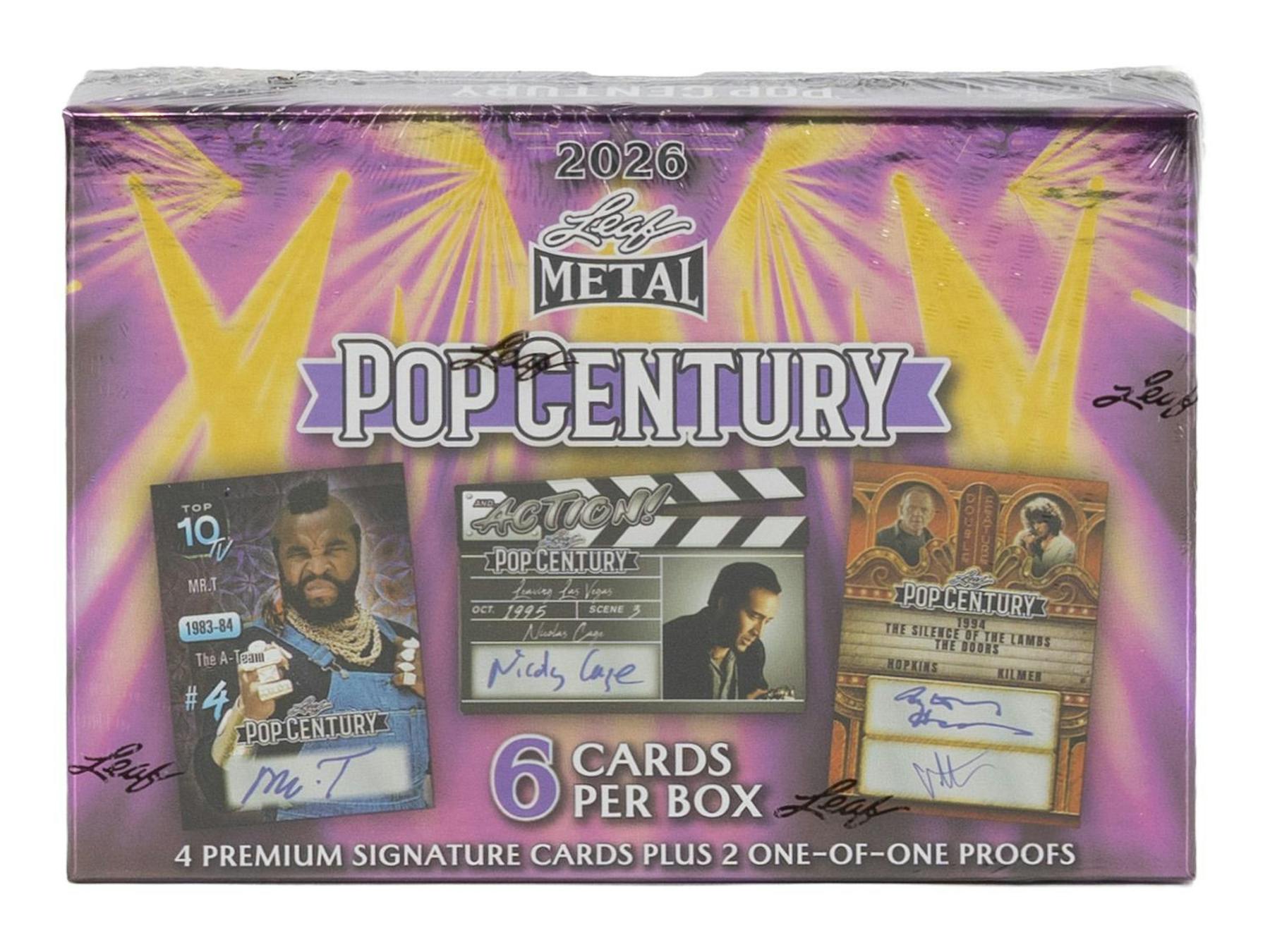 2026 Leaf Metal Pop Century Hobby 10-Box Case (3/27)