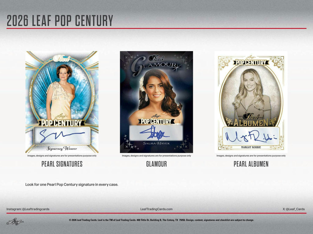 2026 Leaf Metal Pop Century Hobby 10-Box Case (3/27)