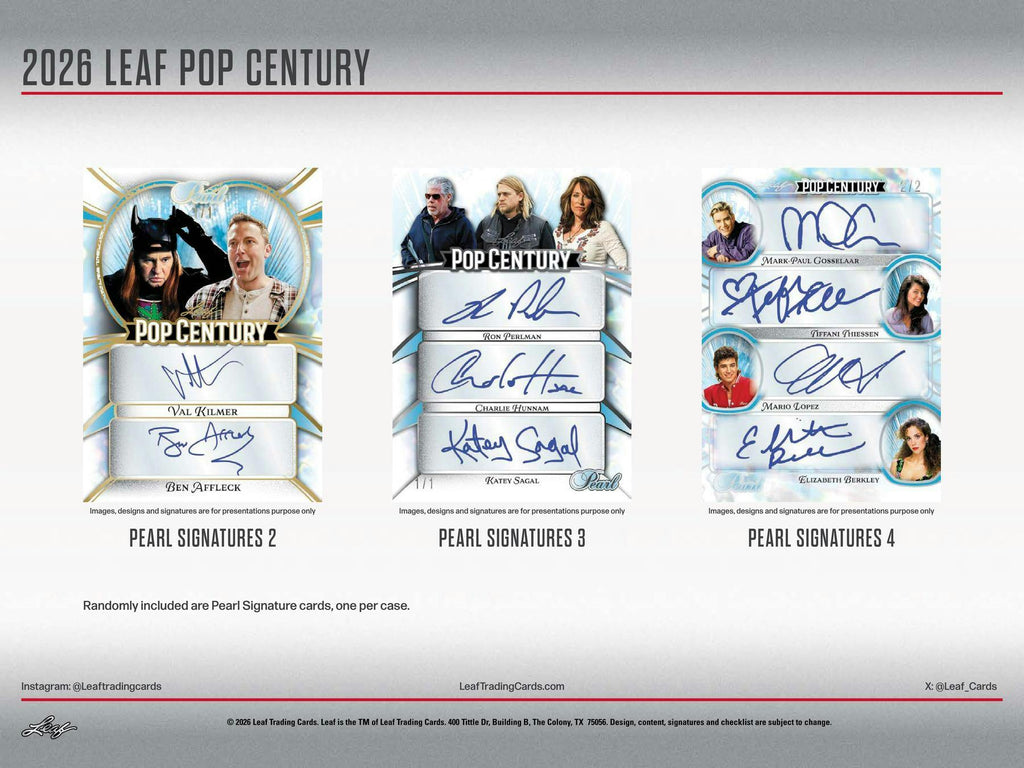 2026 Leaf Metal Pop Century Hobby 10-Box Case (3/27)