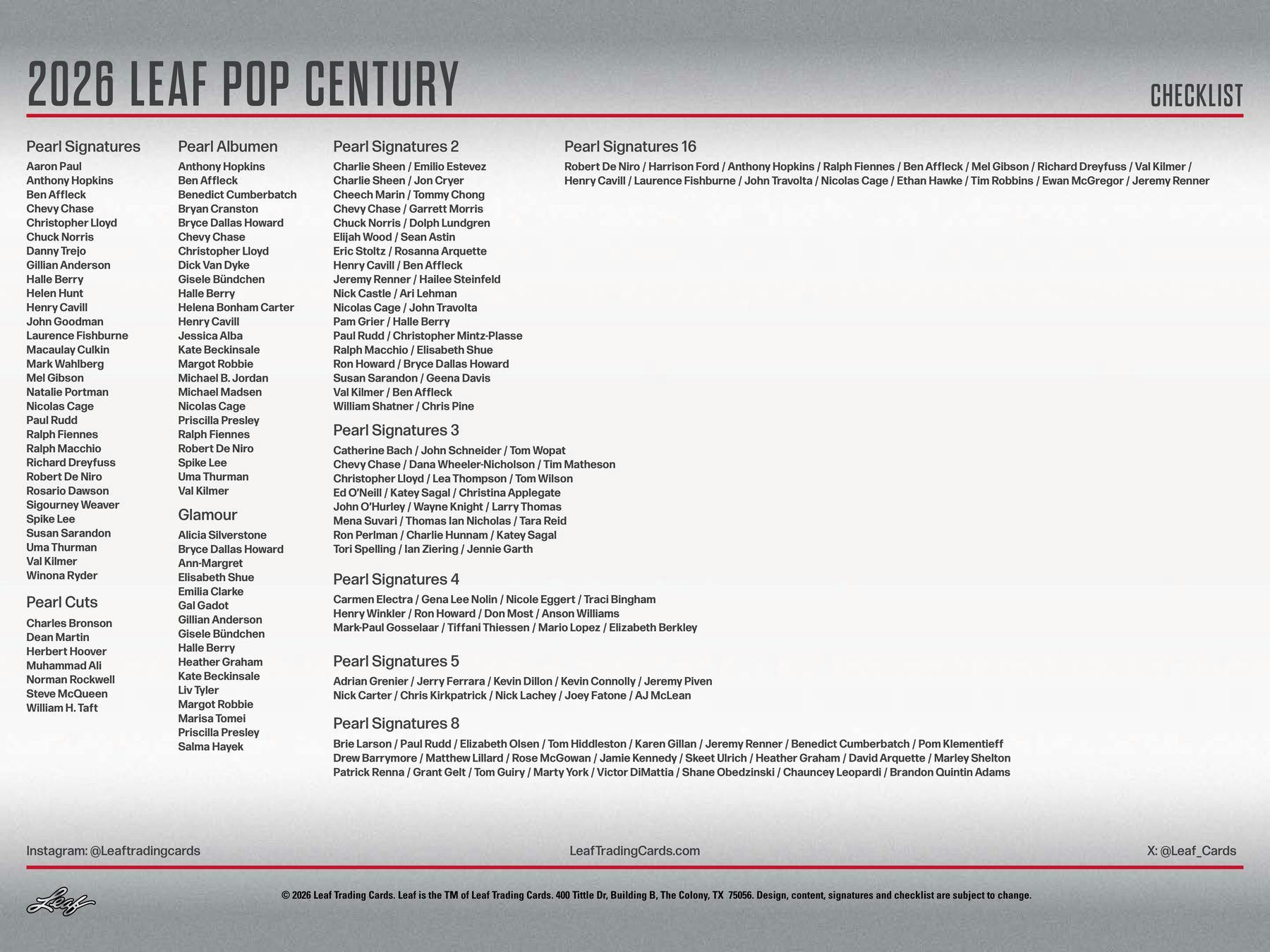 2026 Leaf Metal Pop Century Hobby 10-Box Case (3/27)