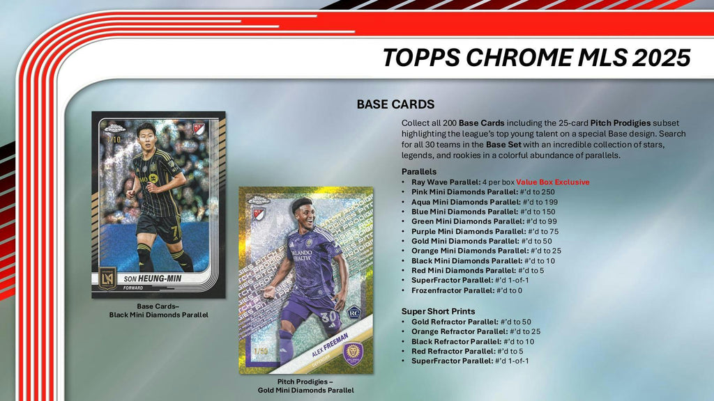 2025 Topps MLS Major League Soccer Chrome Blaster Box (3/24)