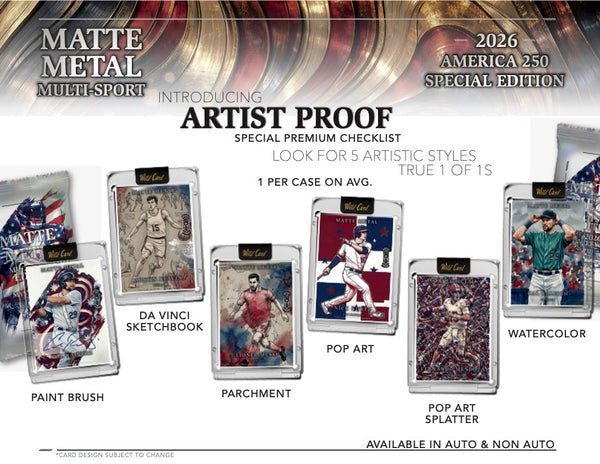 2026 Wild Card Matte Metal America Entertainment 250th NSCC Exclusive