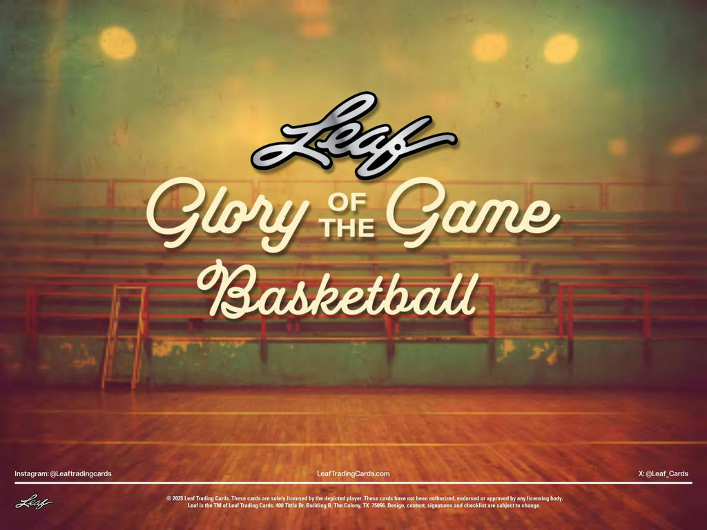 2025 Leaf Glory of the Game Basketball Hobby Box
