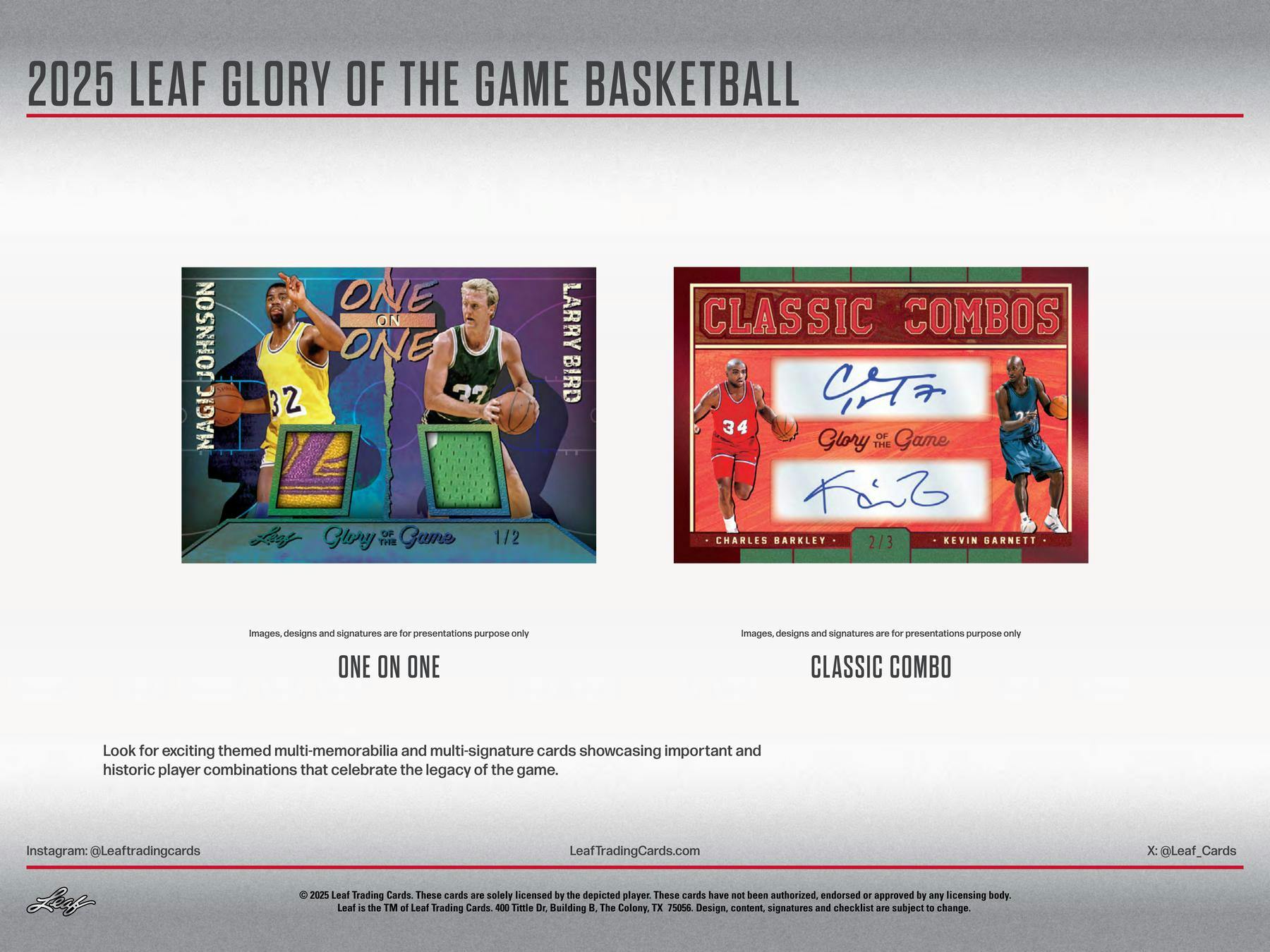 2025 Leaf Glory of the Game Basketball Hobby Box