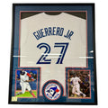 Vladimir Guerrero Jr. (Toronto Blue Jays #27) Framed Autographed Jersey w/ COA