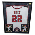 Juan Soto (Washington Nationals #22) Framed Autographed Jersey w/ COA