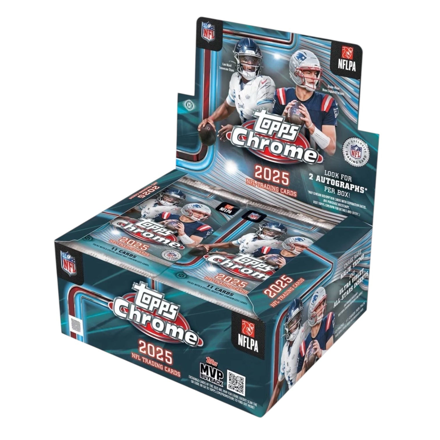 2025 Topps Chrome Football Jumbo Hobby Box (4/15)