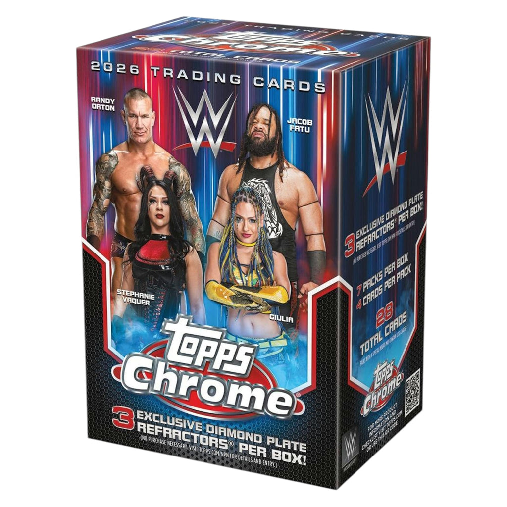 2026 Topps Chrome WWE Wrestling Blaster Box (4/17)