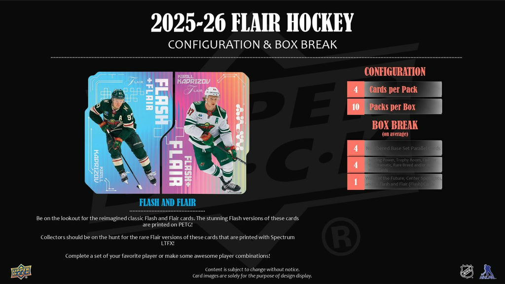 2025-26 Upper Deck Flair Hockey Hobby Box