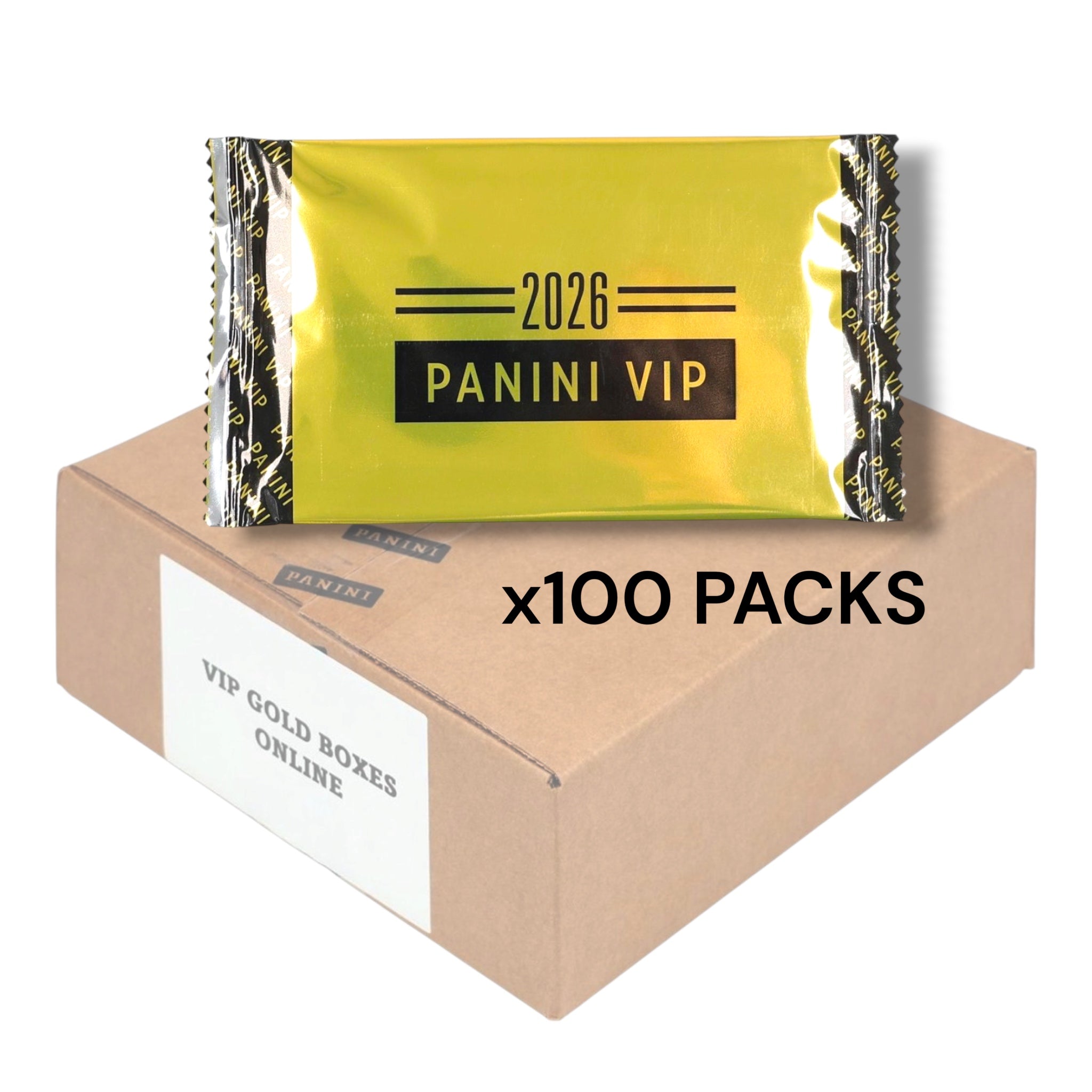 2026 Panini National Sports Collectors Convention NSCC VIP Exclusive Gold Pack 100-Pack Box (8/5)
