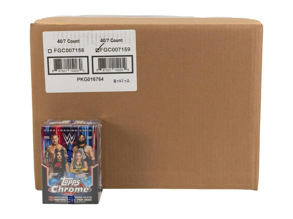 2026 Topps Chrome WWE Wrestling Blaster 40-Box Case (4/17)