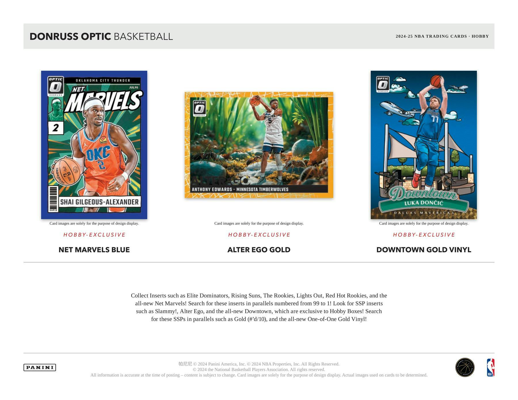 2024-25 Panini Donruss Optic Basketball Hobby Box (7/18)