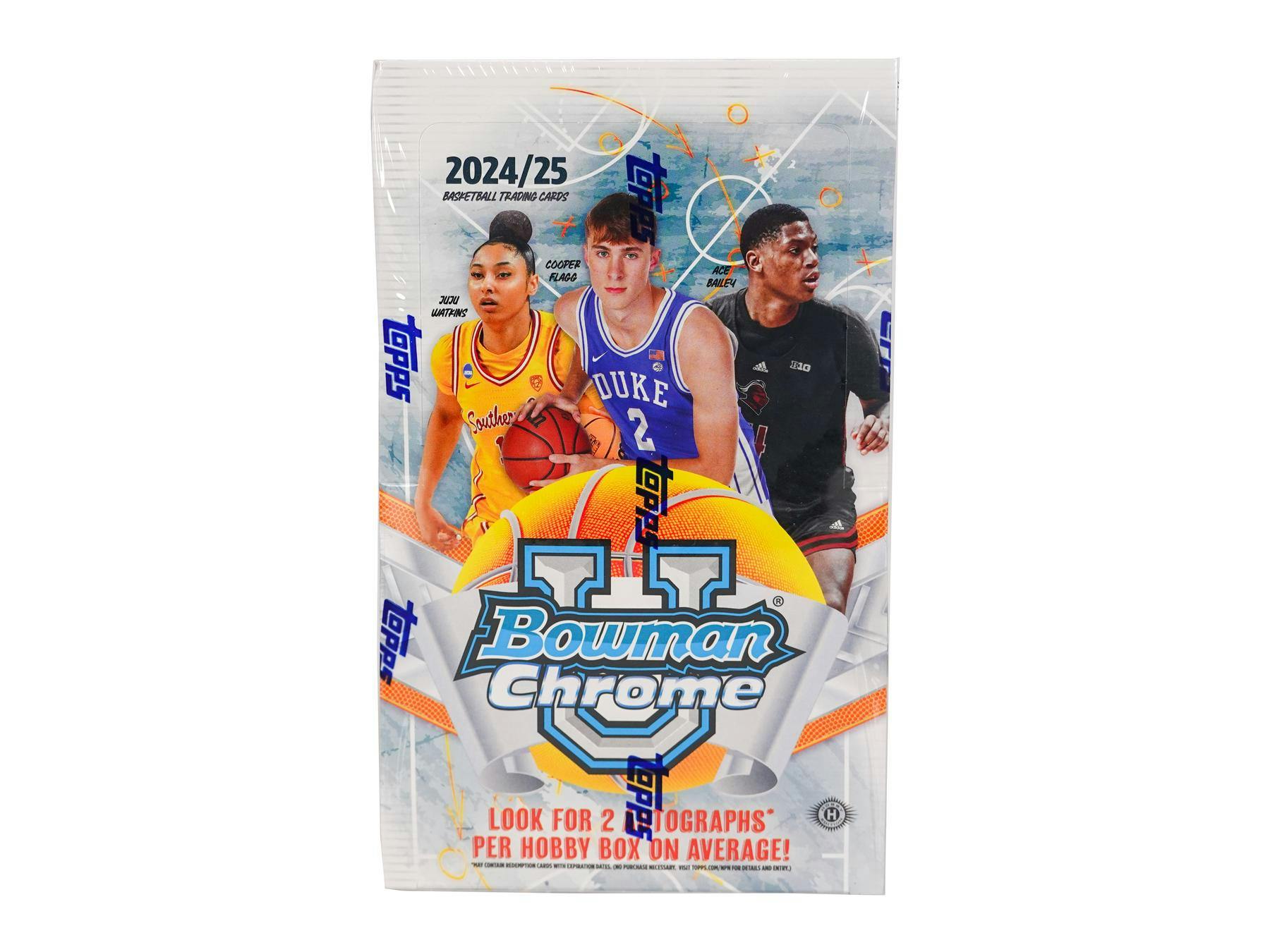 2024-25 Bowman University Chrome Basketball Hobby Box (4/3)