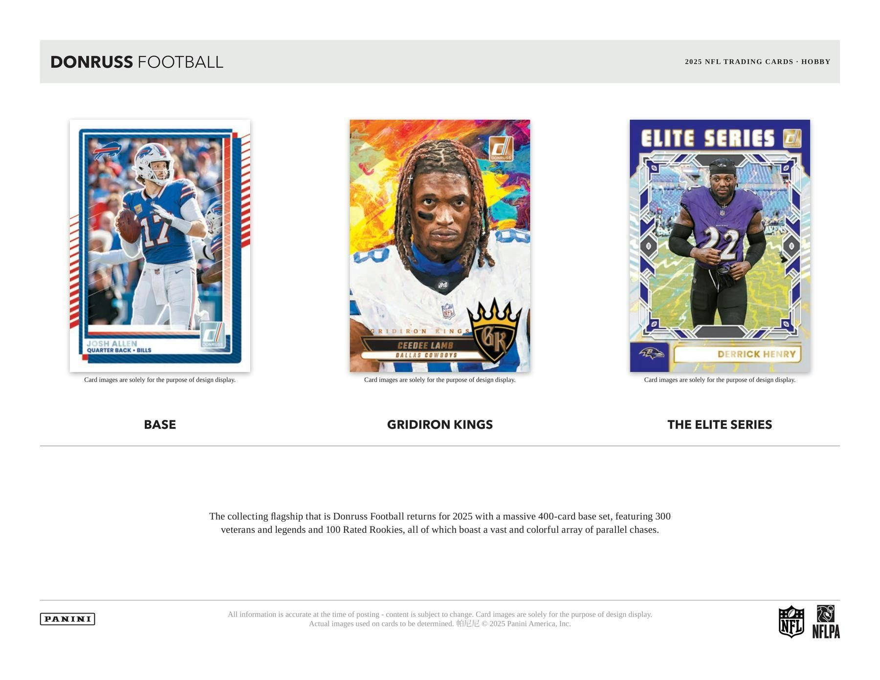 2025 Panini Donruss Football Hobby Box (9/17)