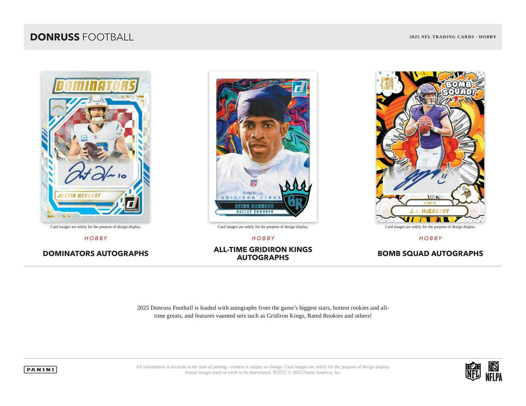 2025 Panini Donruss Football Hobby Box (9/17)