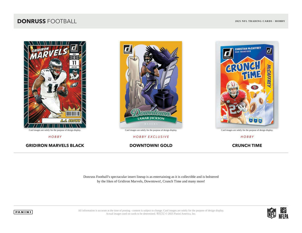 2025 Panini Donruss Football Hobby Box (9/17)