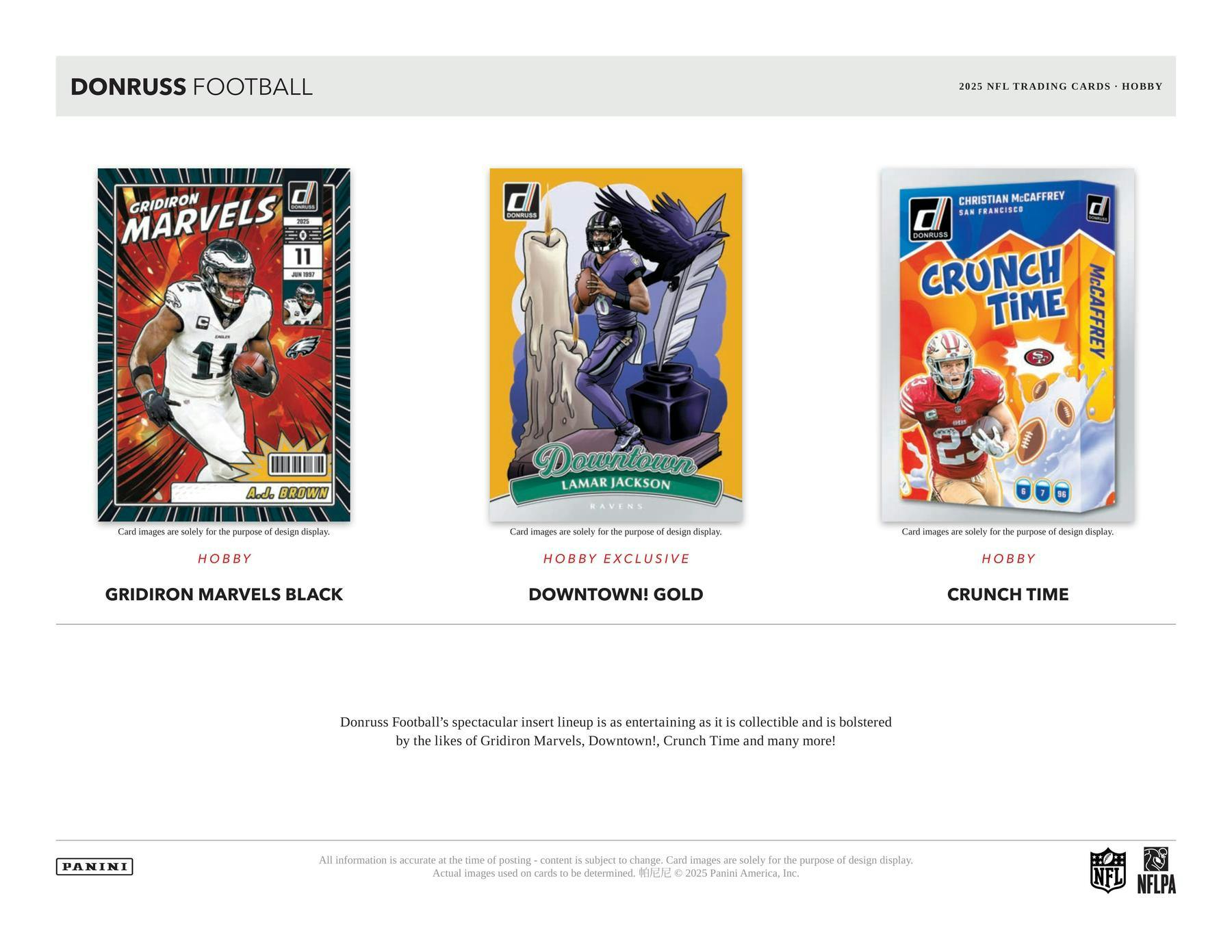 2025 Panini Donruss Football Hobby Box (9/17)