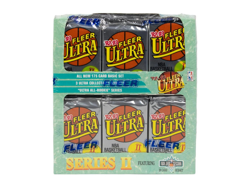 1992-93 Fleer Ultra Basketball Series II 14-Card Pack (from a 36-Pack Jumbo Box)
