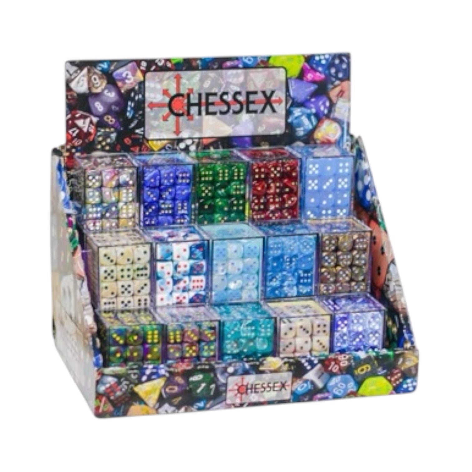Chessex Classic 12mm d6 Dice Block (36ct)